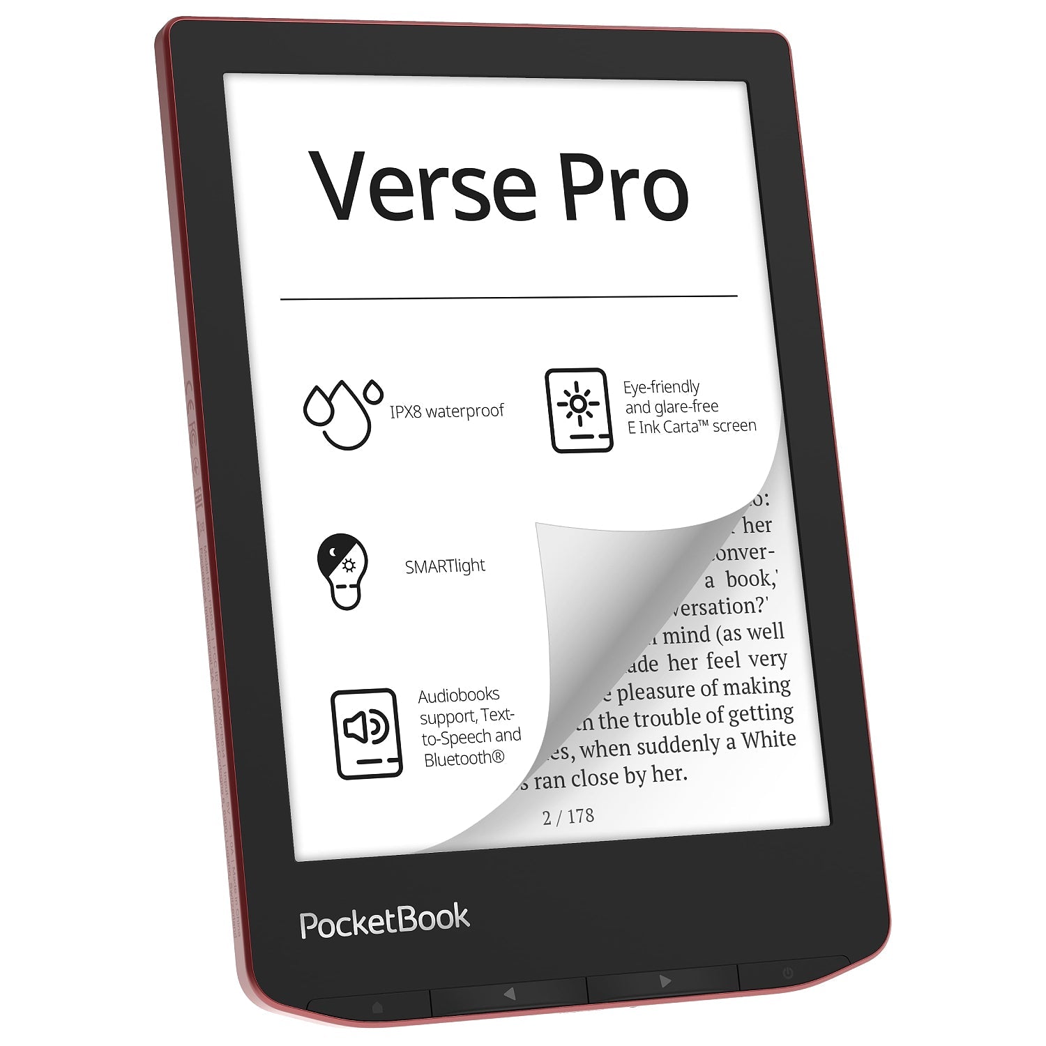 PocketBook 6’’ Verse Pro - Red