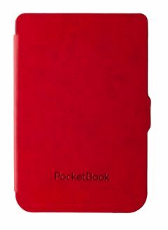 POCKETBOOK COVER SHELL BRIGHT RED/BLACK - Cryptech