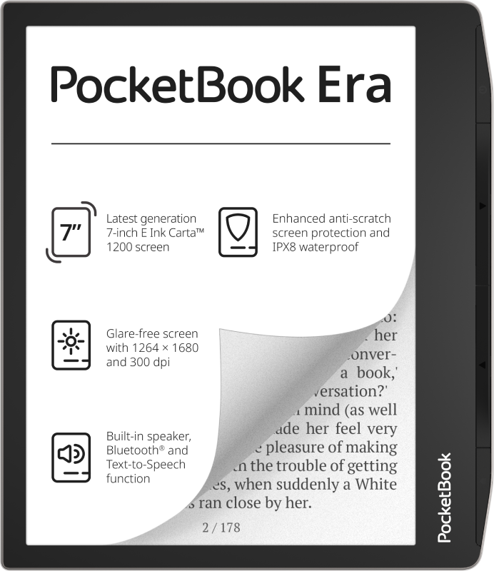 POCKETBOOK ERA 16GB SILVER - Cryptech