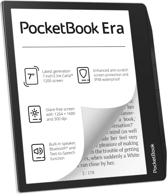 POCKETBOOK ERA 16GB SILVER - Cryptech