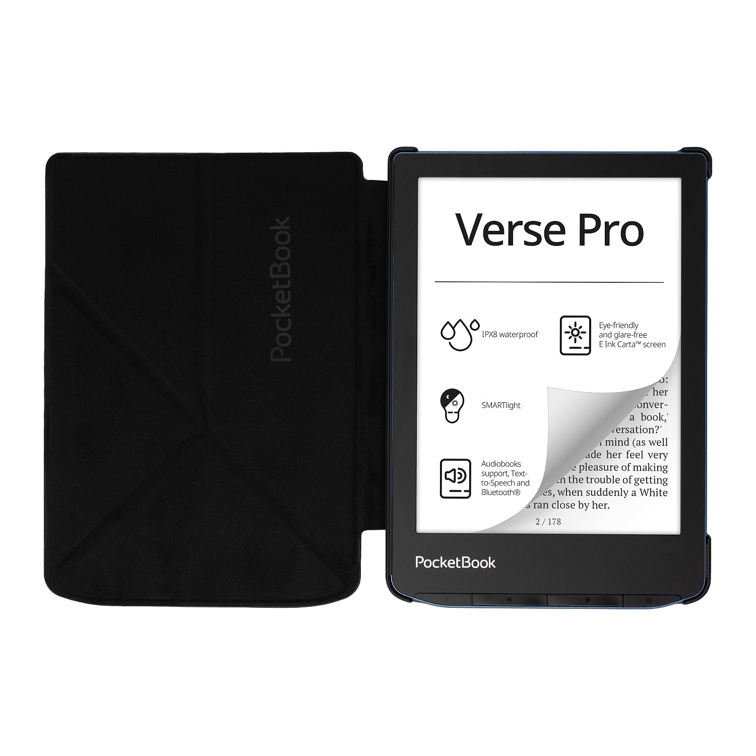 PocketBook Origami Black (Verse 629) (Verse Pro 634) Cover