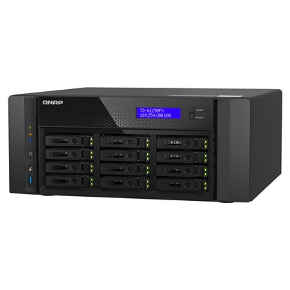 QNAP NAS 12-BAY U.2\3 NVME All flash ZFS 25GbE