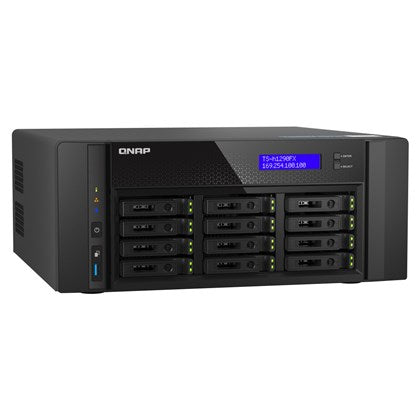 QNAP NAS 12-BAY U.2\3 NVME All flash ZFS 25GbE