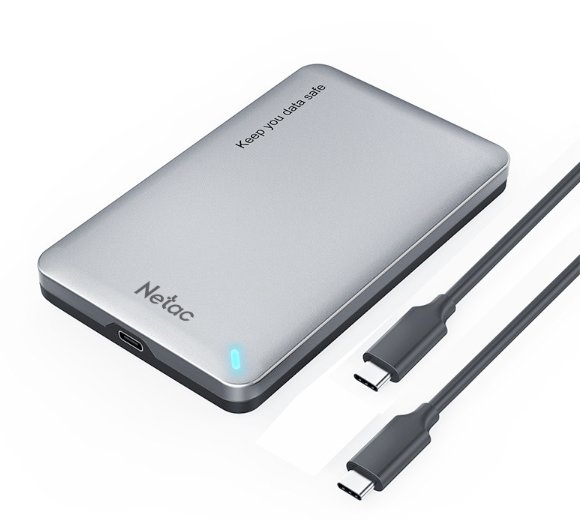 קופסא חיצונית Netac USB Type-C 2.5 Inch SATA HDD Case - Cryptech