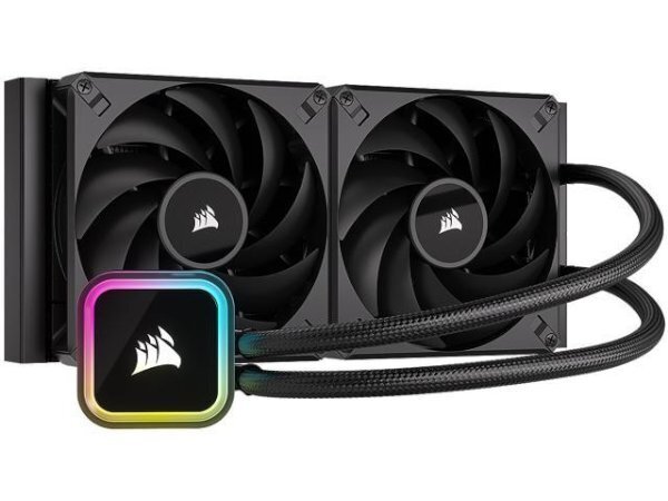 קירור נוזלי כפול Corsair ICUE H115i RGB ELITE AMD/INTEL 280mm - Cryptech