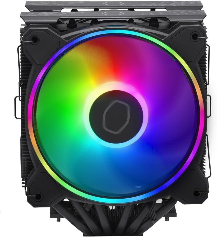 קירור אוויר Cooler Master HYPER 622 HALO Black ARGB 175mm Hight - Cryptech