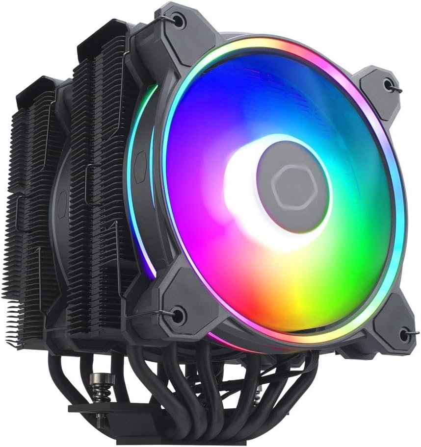 קירור אוויר Cooler Master HYPER 622 HALO Black ARGB 175mm Hight - Cryptech