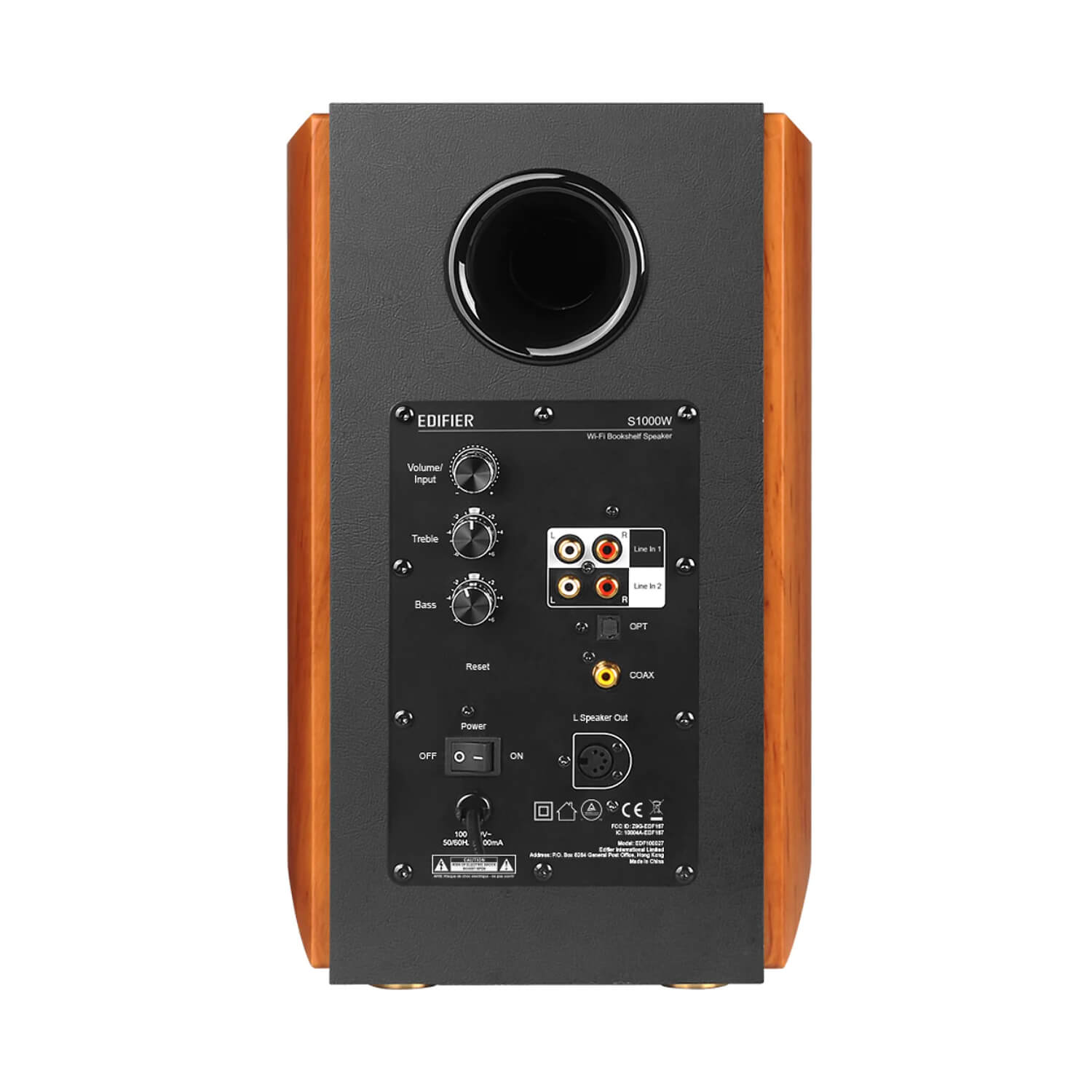 רמקולים בצבע חום EDIFIER 2.0 S1000W 120W HI-RES BLUETOOTH WI-FI