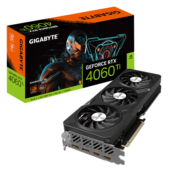 כרטיס מסך Gigabyte 4060 Ti Gaming OC 8GB 1XHDMI 3XDP - Cryptech