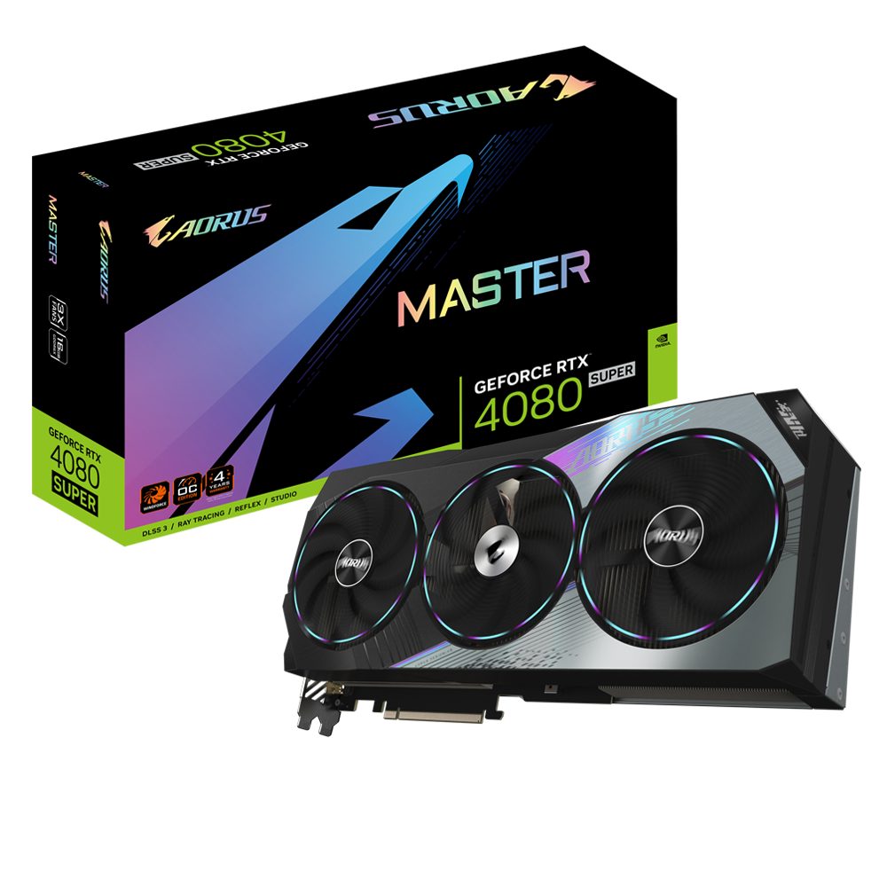 כרטיס מסך AORUS GeForce RTX 4080 SUPER MASTER 16GB