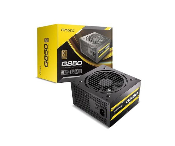 ספק כוח ANTEC ATOM G850 120MM Silent Fan Semi-Modular 80Plus Gold