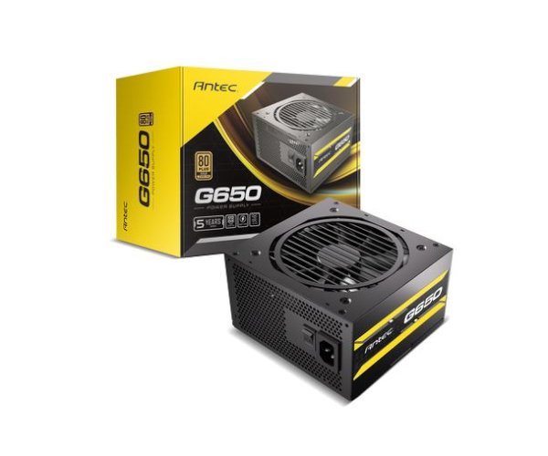 ספק כוח ANTEC ATOM G650 120MM Silent Fan Semi-Modular 80Plus Gold