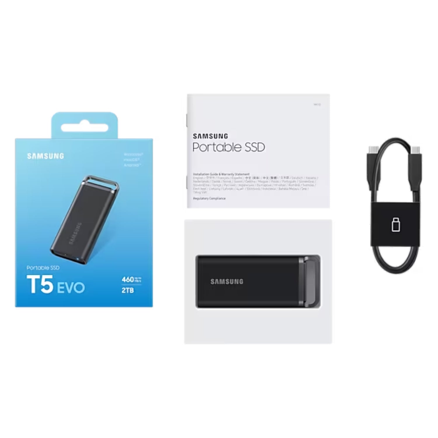 Samsung Portable SSD T5 EVO USB3.2 2TB Black