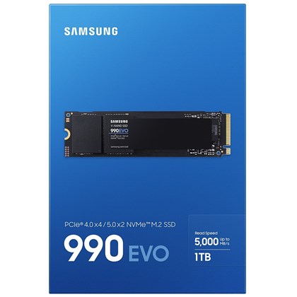 SAMSUNG SSD 1TB 990 EVO PCle 4.0 x4 / 5.0 x2 NVMe