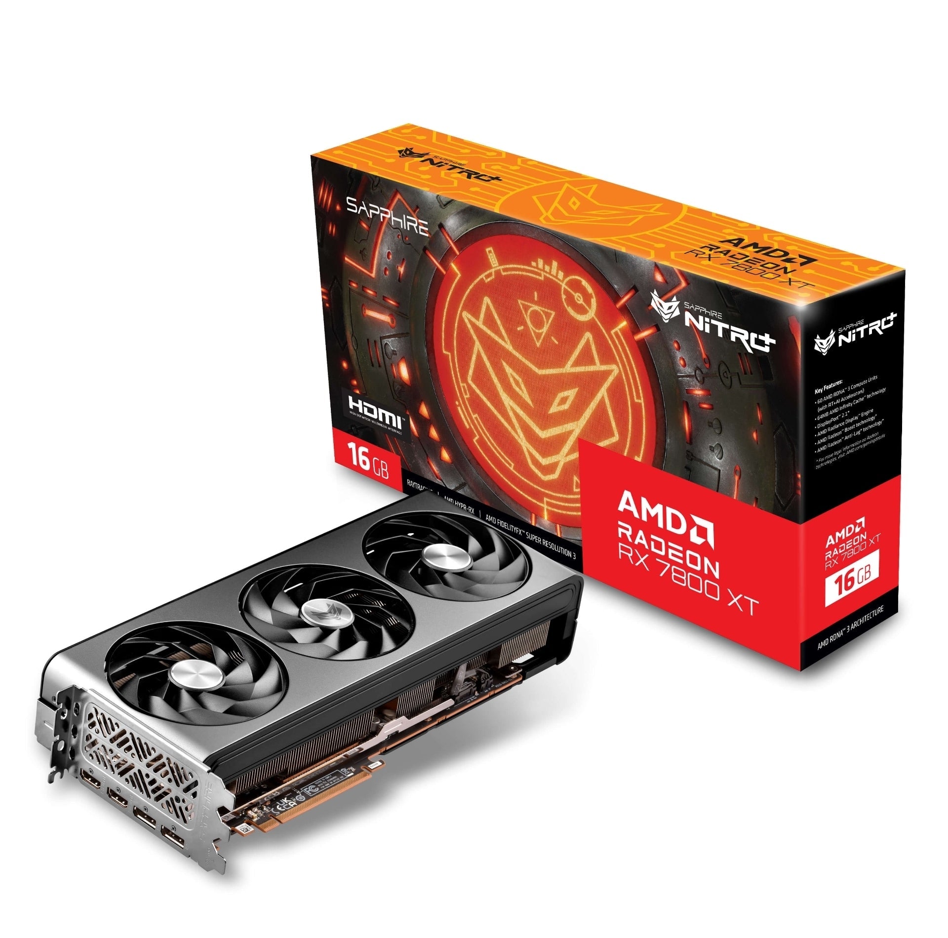 SAPPHIRE NITRO+ RX 7800 XT GAMING OC 16GB GDDR6 - Cryptech