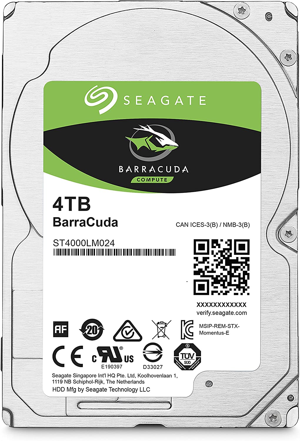 SEAGATE HDD 4.0TB 5400 128MB SATA3 2.5 BARRACUDA - Cryptech