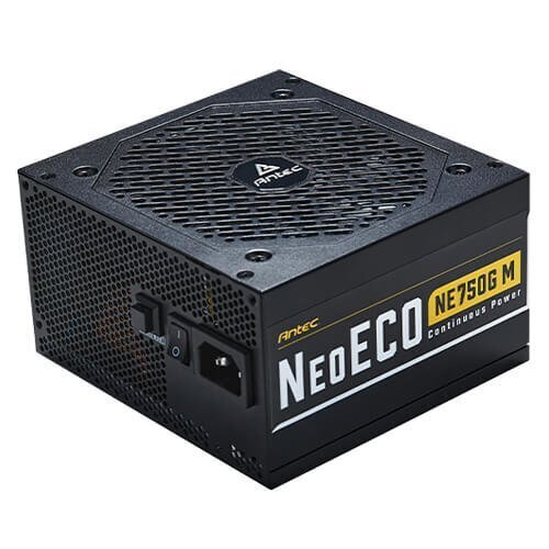 ספק כוח Antec NeoEco 750W Gold fully Modular120mm Silent Fan - Cryptech