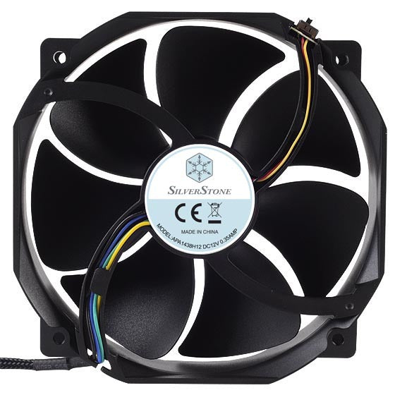 SILVERSTONE FHP141 140MM 500~2000RPM BLACK FAN - Cryptech