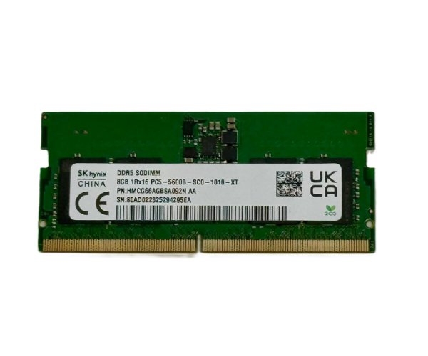 SK-Hynix 8GB DDR5 5600MHz SODIMM PC5-5600B-SC0 1Rx16 1.1V SO-DIMM