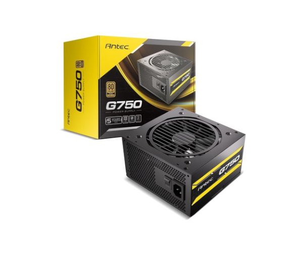 ספק כוח ANTEC ATOM G750 120MM Silent Fan Semi-Modular 80Plus Gold