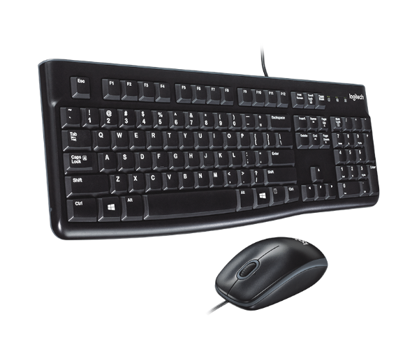 סט מקלדת ועכבר חוטי Logitech MK120