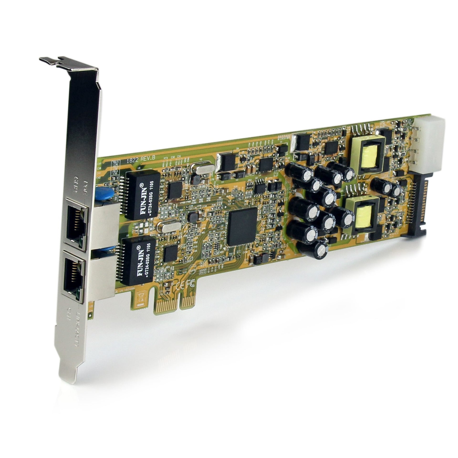 STARTECH DUAL PORT GIGABIT POE ETH CARD PCI-E - Cryptech