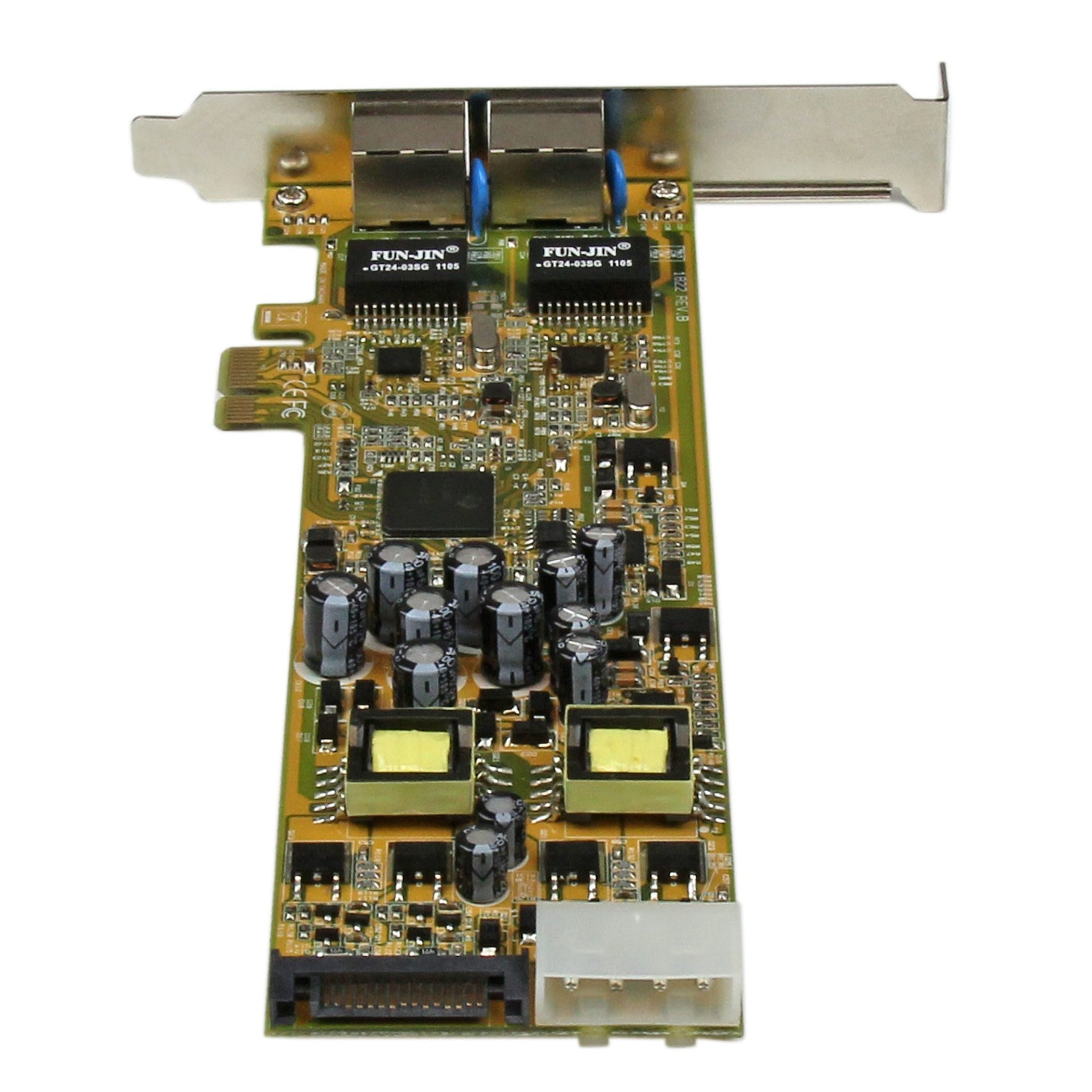 STARTECH DUAL PORT GIGABIT POE ETH CARD PCI-E - Cryptech