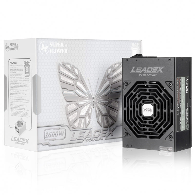 SUPER FLOWER LEADEX 1600W TITANIUM - Cryptech