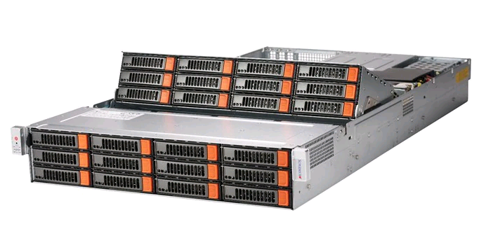 SUPERMICRO 2U JBOD 96TB (UP TO 384TB) - Cryptech