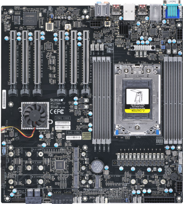 SUPERMICRO MB M12SWA-TF - Cryptech