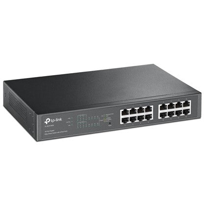 SWITCH 16 PORT GIGA WITH 8PORT POE 150W TP LINK