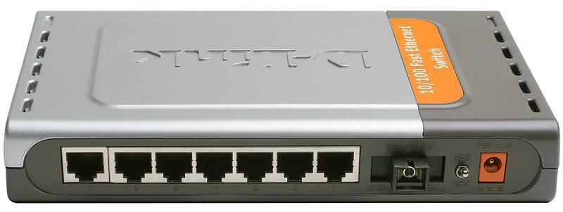 SWITCH 8 PORT 7X 10/100 + 1X BASE-FX SC 20KM FIBER - Cryptech