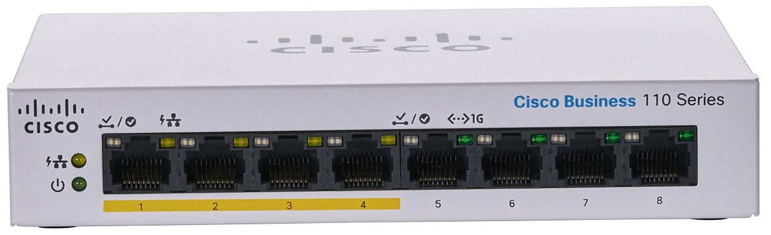 SWITCH 8PORT 1G 4XPoE,4X Non PoE 32W CISCO