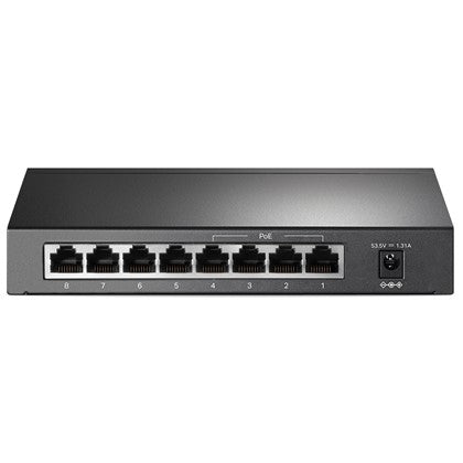 SWITCH 8PORT GIGA WITH 4PORT POE 64W TP LINK