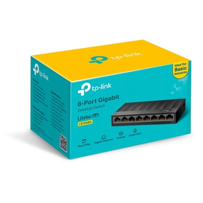 סוויץ’ TPLINK TL-LS1008G 8 Port SOHO Switch 1G