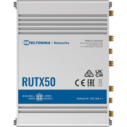 Teltonika RUTX50 industrial Dual-SIM 5G router