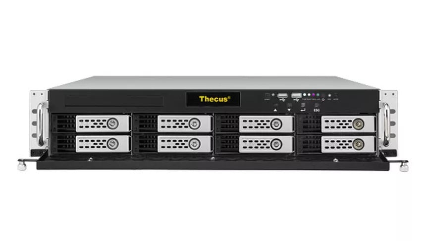 THECUS ENTERPRISE RACKMOUNT STORAGE SOLUTION 8-BAY NAS WITH OPTIONAL 10GB LAN - Cryptech