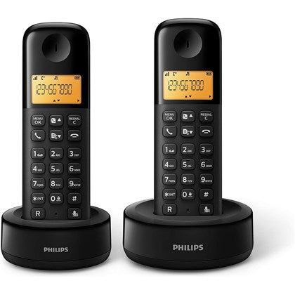 טלפון אלחוטי 2 שלוחות Philips Dectphone