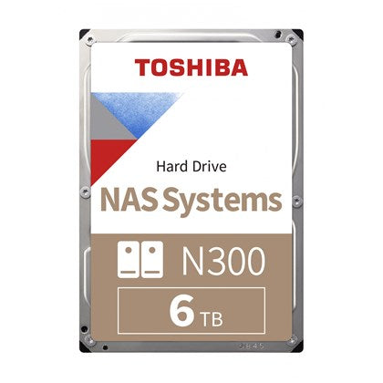 TOSHIBA N300 6TB NAS HDD/(256MB-7200RPM)