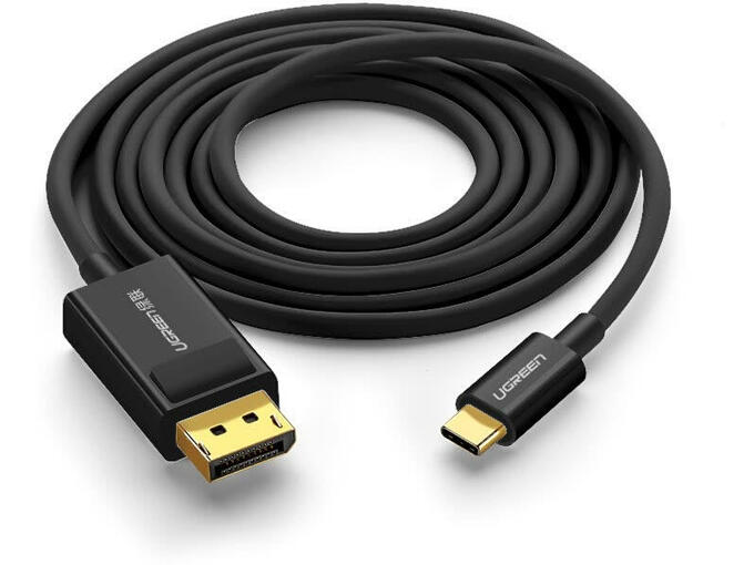 UGREEN USB-C TO DP 4K/60HZ 1.5M BLACK CABLE - Cryptech