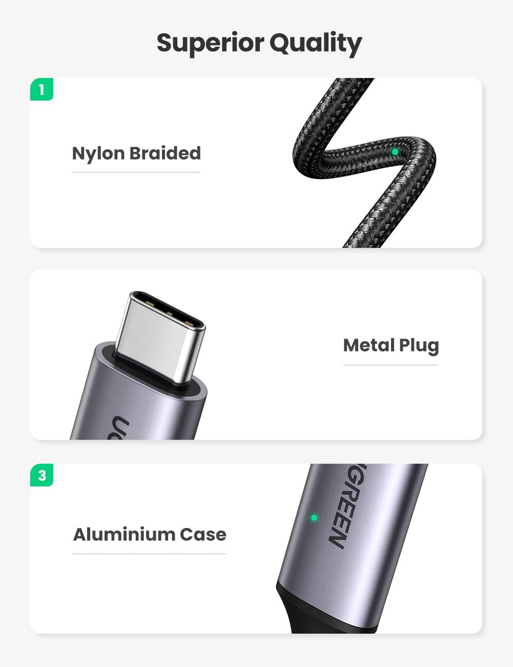 UGREEN USB-C TO HDMI 2.0 4K/60HZ 1.5M CABLE - Cryptech