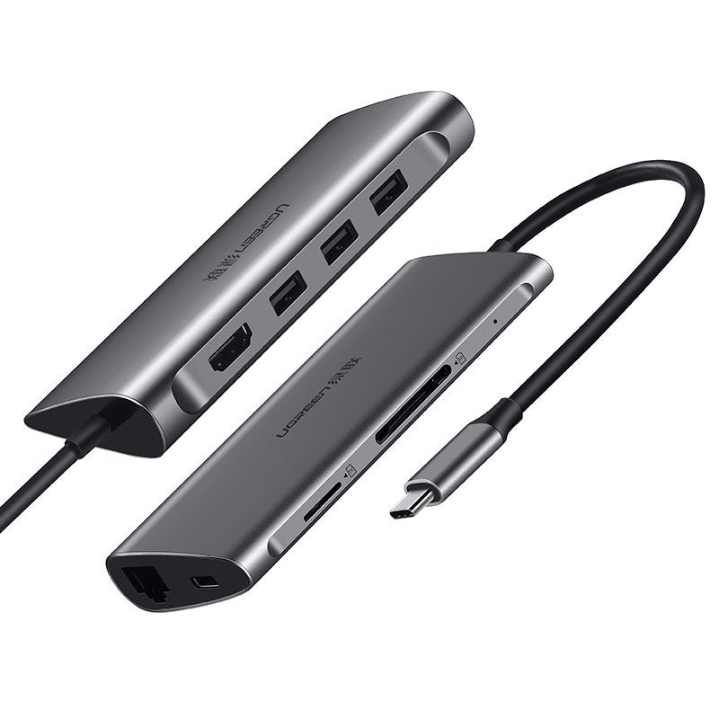 UGREEN USB-C TO USB-A X3 | HDMI | LAN | SD | PD DOCK - Cryptech