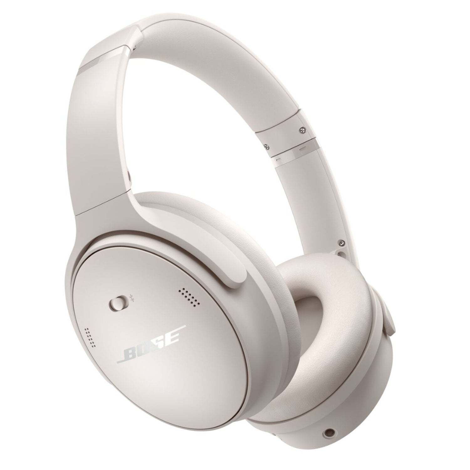 אוזניות קשת אלחוטיות עם ביטול רעשים אקטיבי Bose QuietComfort צבע לבן