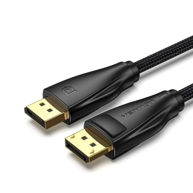 VENTION DP 1.4 8K/60HZ 32GBPS GOLD PLATED 1M CABLE - Cryptech