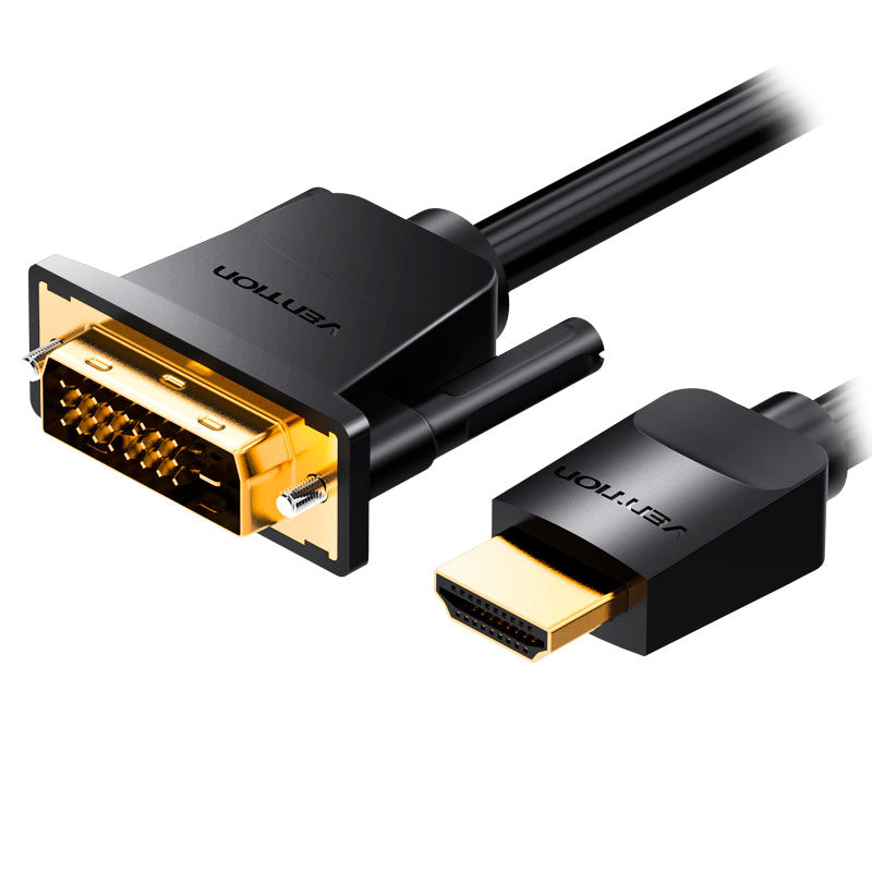 VENTION HDMI TO DVI GOLD PLATED 2M CABLE - Cryptech