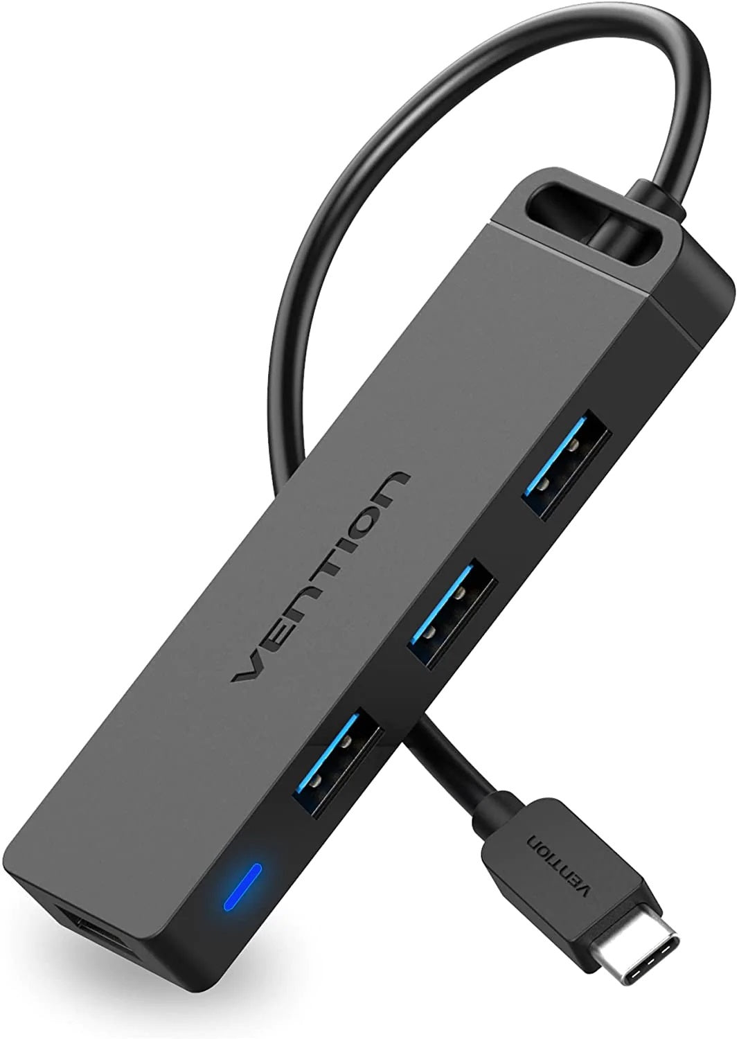 VENTION USB-C 3.1 GEN1 TO USB-AX4 1M WITH MICRO USB OPTIONAL POWER HUB - Cryptech