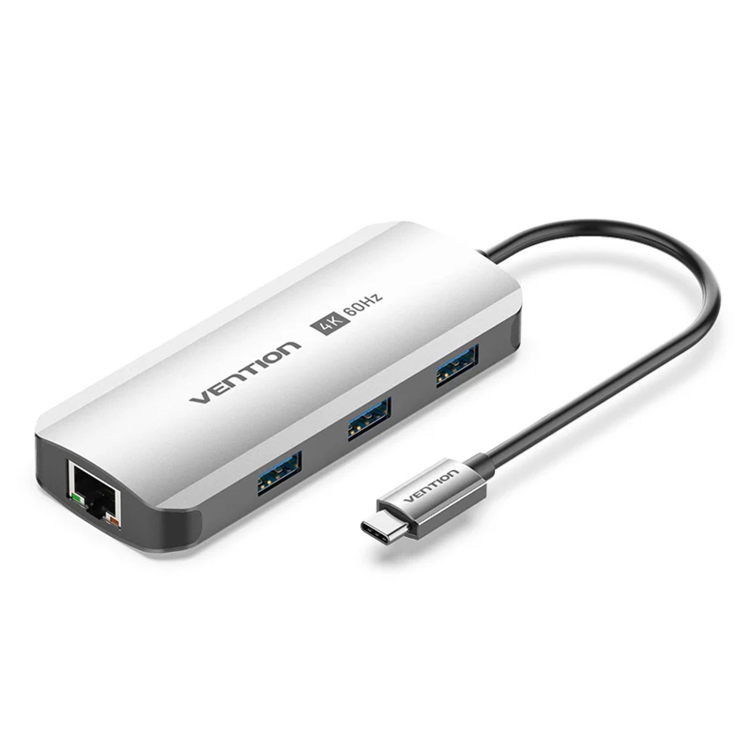 Vention USB-C to HDMI | USB-A x3 | LAN | USB-C PD100W | Dock