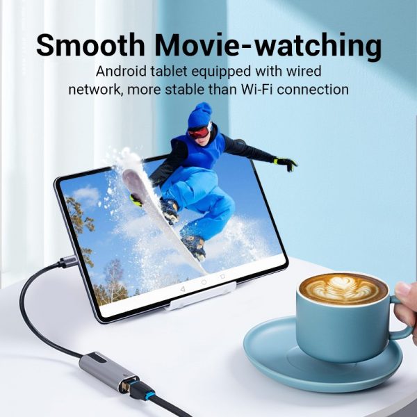 VENTION USB-C TO LAN GIGABIT 0.15M ADAPTER