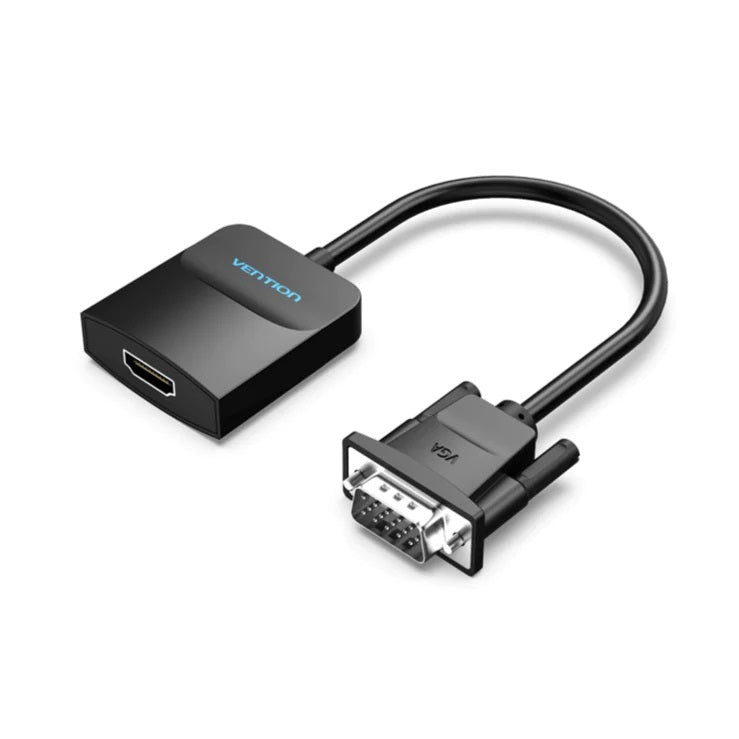 VENTION VGA (IN) TO HDMI (OUT) WITH AUDIO + (MICRO USB POWER INPUT) - 0.15M ADAPTER - Cryptech