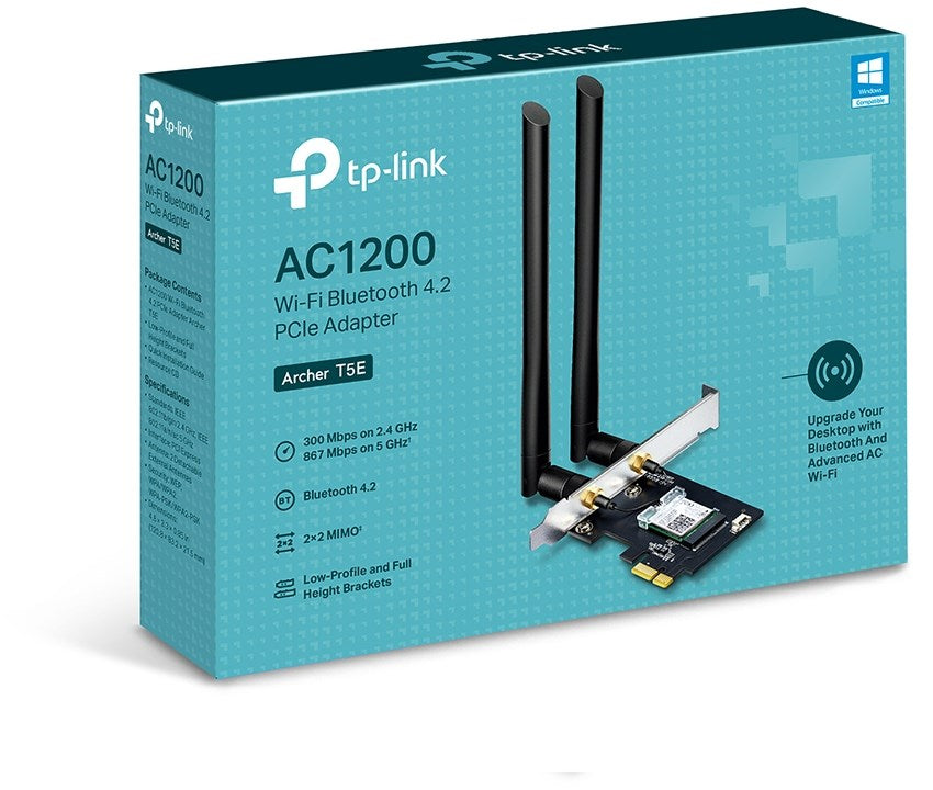 WIRELESS AC1200 WiFi Bluetooth 4.2 PCIe Adapter TP-Link